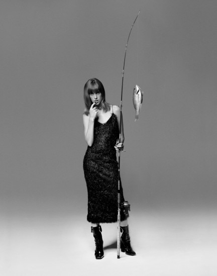 Model Sojourner Morrell shot by photography duo Herring & Herring, Dimitri Scheblanov, Jesper Carlsen