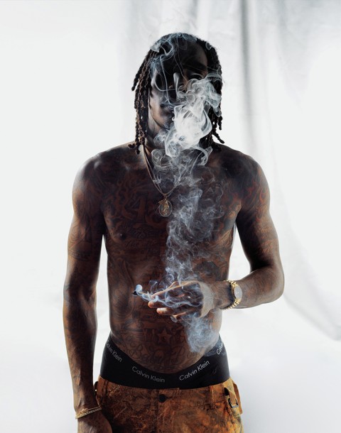 Rapper Wiz Khalifa shot by photography duo Herring & Herring, Dimitri Scheblanov, Jesper Carlsen